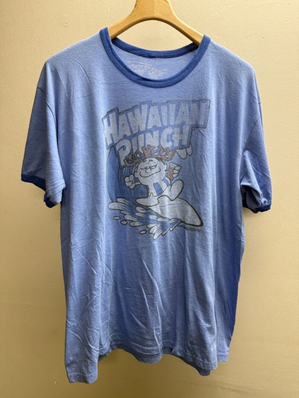 Savvy Hawaiian Punch Men's XXL short sleeve ringer t-shirt